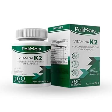 Imagem de Suplemento Alimentar Vitamina K2 Polimais 60 Cápsulas