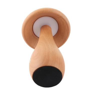 Imagem de FTVOGUE Lâmpada de Cogumelo Com Controle de Toque, Lâmpada de Mesa Recarregável de Madeira de Faia Com 3 Temperaturas de Cor, Luz Noturna Regulável Contínua Rotativa de 150 Graus para Quarto, Sala