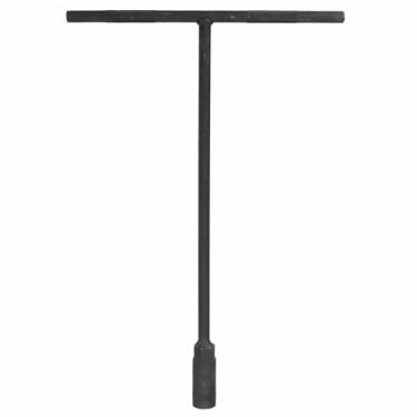 Imagem de HARFINGTON Soquete de chave em T 11 mm de aço de carbono métrico de 6 pontos com alcance longo para reparo de motocicletas e bicicletas, cinza, preto