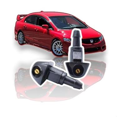 Imagem de Dois Esguicho de Água Parabrisa Capô Civic 2008 a 2010