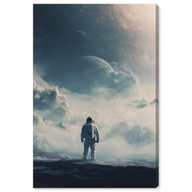 Imagem de Arte de parede Starbound Surveyor II impressão em tela astronauta por Art Remedy, Gallery Wrapped, 10 x 15