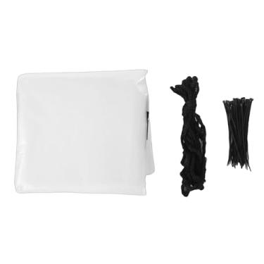 Imagem de FTVOGUE Lona Transparente, Lona Transparente Impermeável à Prova de de PE Resistente Com Ilhós Reforçados para Jardim Ao Ar Livre, Estufa, Pátio, Proteção de Plantas (Ah, hum)