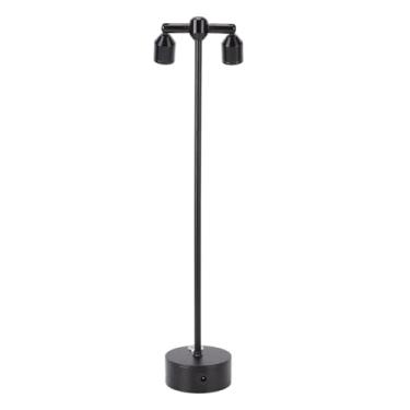 Imagem de Zhjvihx Refletor Sem Fio Recarregável, Cabeças Ajustáveis ​​Com Bateria de 3000mAh, 3 Modos de Cor, Abajur Com Escurecimento por Toque, Com Função de Memória, para Exibição Em Bar de (Plugue dos EUA)