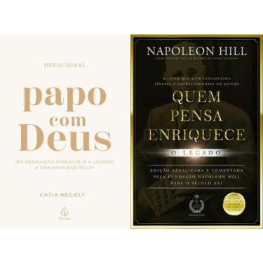 Imagem de Kit: Papo Com Deus (365 Mensagens Diárias) + Quem Pensa Enriquece: O L