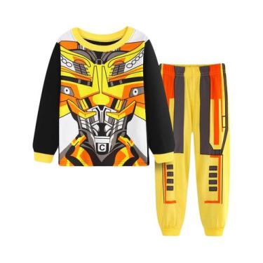 Imagem de Conjunto De Pijamas Para Crianças Meninos E Meninas Carros Lightning M