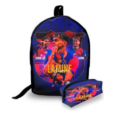 Imagem de Mini Mochila Urbana + Estojo - Lamine Yamal 2 - Lançamento - PAINEL PR