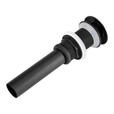 Imagem de GLOGLOW Rolha de Plugue para Pia de Banheiro de Cozinha Rolha de Drenagem Pop-up, Material de Latão, Preto, 22 X 3 Cm, Operação Suave, Cabe na Maioria das Pias e Banheiras Nas Necessidades Diárias