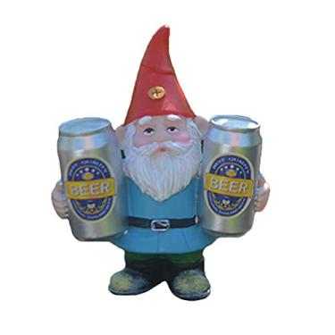 Imagem de TOPINCN Escultura anã de Cerveja Em Resina, Decoração Engraçada de Estátua de Gnome de Jardim Com para Decoração de Plantas de Mesa de Jardim (#2)