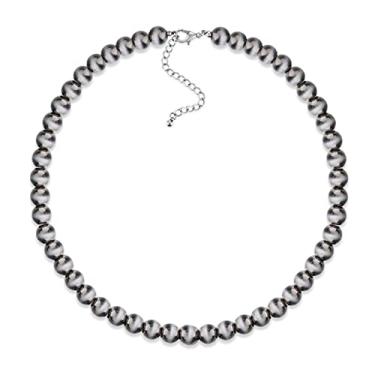 Imagem de Colar de pérolas Navajo, colar com contas de pérolas navajo ocidentais, vintage, boêmio, cowgirl, miçangas, joias para mulheres, cowgirl, Zinco, Liga metálica.