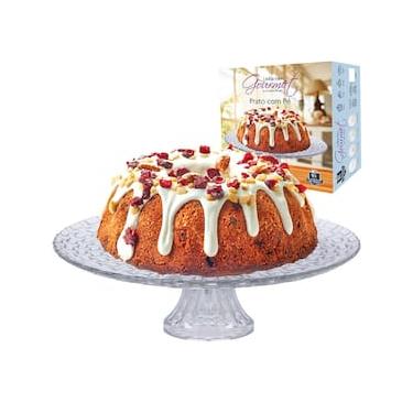 Imagem de Boleira Ruvolo Bari em Vidro com Pé