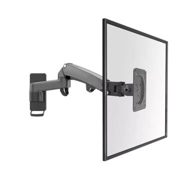 Imagem de F150 3-12KG Braço longo 43.2 cm-88.9 cm monitor TV parede suporte de parede mola a gás alumínio pressão ar TV suporte de parede (carvão fosco)