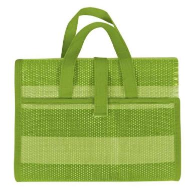 Imagem de Esteira De Praia Verde Casal Dobrável Vira Bolsa 2,00x1,50m - MOR