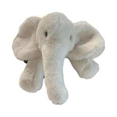 Imagem de Brinquedos De Pelúcia Elefante Cinza Super Macio Com Orelhas Que Balan