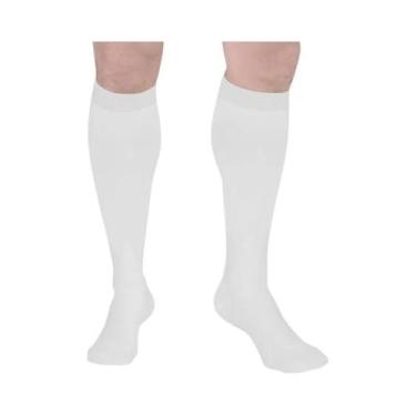 Imagem de Meias De Compressão Unissex Até O Joelho, Elásticas, Com Dedos Abertos