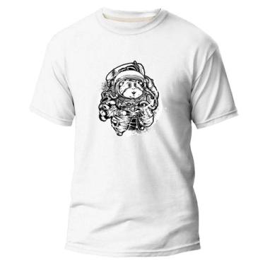 Imagem de Camiseta Básica Algodão Premium Estampa Digital Esquilo DTF - Pavesi, 