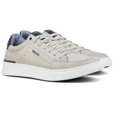 Imagem de Sapatênis Masculino Ferracini 24h Casual Gold Couro Cadarço Elástico FR2074 Cor:;Tamanho:42-Masculino