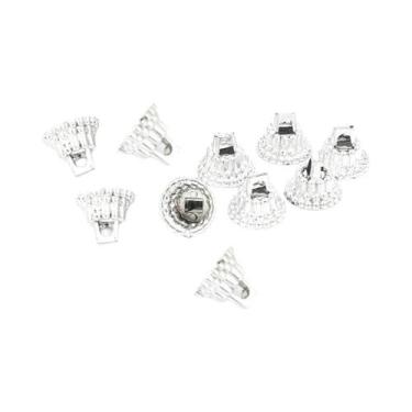 Imagem de Ganchos De Metal Removíveis Dourados 100 Peças Para Enfeites De Bola D