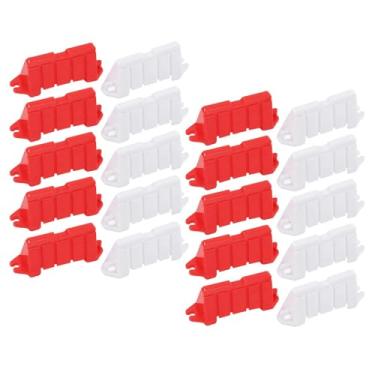 Imagem de MERIGLARE Conjunto de pista de drift modular para carros RC, acessório para crianças, modelo de carrinho de estacionamento, brinquedo educativo de fácil, 20 Peças