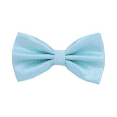 Imagem de Gravata Borboleta Masculina Clássica Em Tecido Liso Para Casamento E B