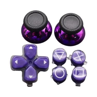 Imagem de Kit De Botões Para Controle PS5, Capa Para D-Pad E Thumbstick, Compatí