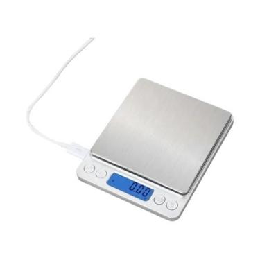 Imagem de Balança Digital Portátil Para Cozinha E Joias 3000g 0.1g Com Display L