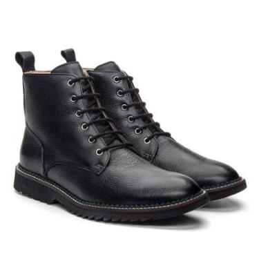 Imagem de Bota Derby Masculina Couro Conforto Casual-Masculino