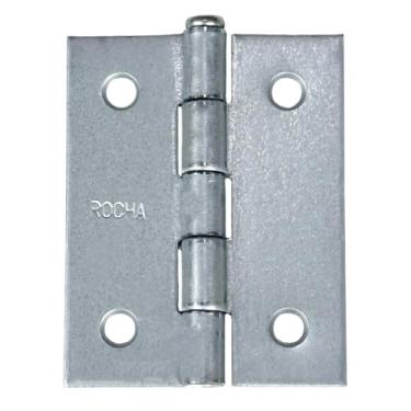 Imagem de Dobradiça P/Porta Armário Madeira Pino Fixo Aço 2.1/2 Pol