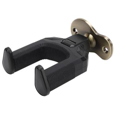 Imagem de RiToEasysports Suporte de Parede para Guitarra, Suporte de Metal Com Trava Automática para Guitarras Acústicas Elétricas, Banjo, Baixo, Bandolim (Base de Bronze Antigo)