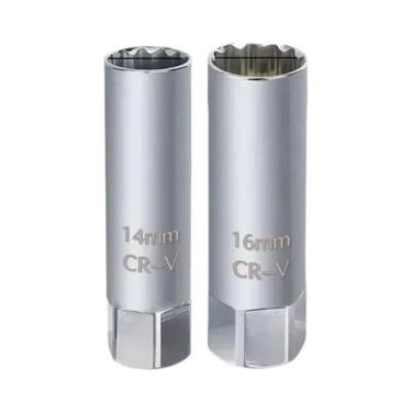 Imagem de Chave De Soquete Para Vela De Ignição 14 16mm Adaptador Magnético De T