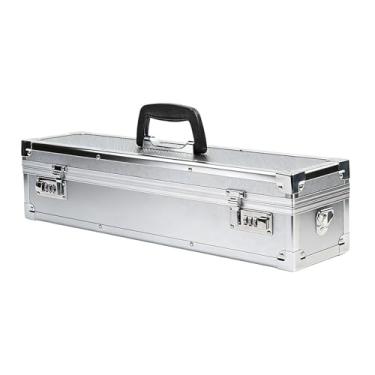 Imagem de KiBcsLic Estojo para Facas de Chef, Organizador de Facas em Liga de Alumínio com Alça, Caixa de Armazenamento Portátil, Porta-Talheres Prático para Casa