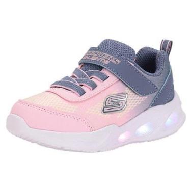 Imagem de Tênis Infantil S Ligths Sola Glow Ombre Deluxe Skechers 303714N-Feminino