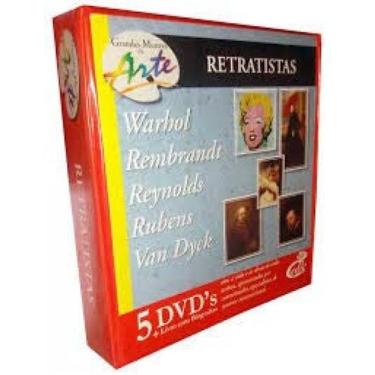 Imagem de Coleção Grandes Mestres da Arte Retratistas 5 DVDs + Livreto - CEDIC, 