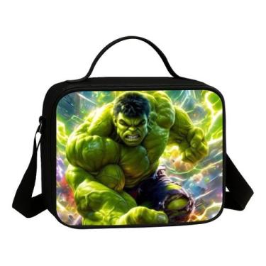 Imagem de Lancheira Termica Escolar Infantil Avulsa Estampa Realista Super Heroi