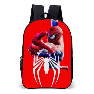 Imagem de Mochila Infantil Escolar Simples Novidade Tema Aranha Super - Use Nerd