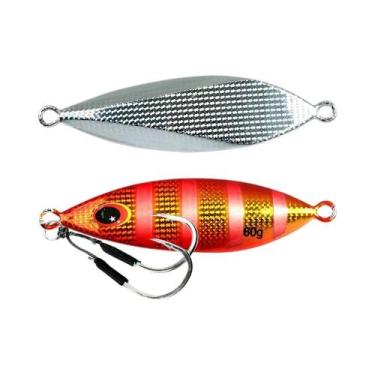 Imagem de Isca Artificial Rígida De Micro Jigging Para Pesca De Robalo, 10g-60g,