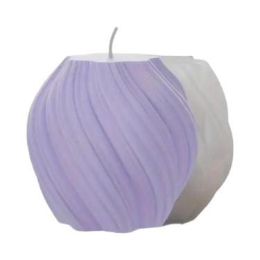Imagem de Molde De Silicone Em Espiral 3D Para Velas Aromáticas DIY, Artesanato 
