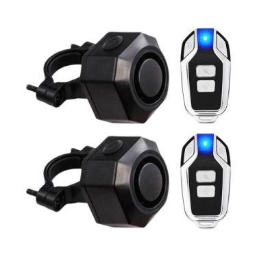 Imagem de Alarme Antifurto Para Moto E Bicicleta 113dB À Prova d'Água Com Contro