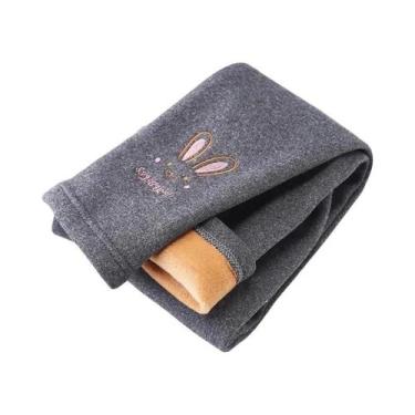 Imagem de Leggings Térmicas Forradas Com Lã Para Meninas De 3 a 8 Anos, Calças C