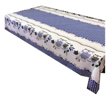 Imagem de Toalha de mesa retangular, 2,00 x 1,40 cm, tecido Oxford, fácil de limpar.(Modelo - 30)