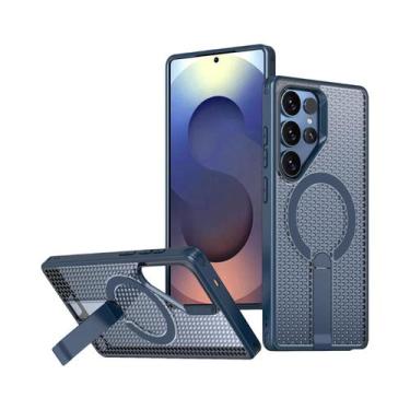 Imagem de Capa Magnética Com Suporte E Resfriamento Em Colmeia Para Samsung S25 
