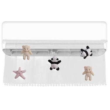 Imagem de Defletor de ventilação de ar condicionado – adesivo AC para- defletor de ventilação de teto – capa decorativa para desviador de ar silencioso, acessórios de condicionamento para berçário