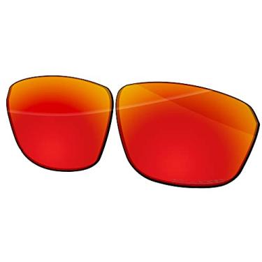 Imagem de Ensky Lentes de reposição HardyShield para óculos de sol Oakley Split Shot OO9416 64 mm, Vermelho escarlate - polarizado estampado, Split Shot