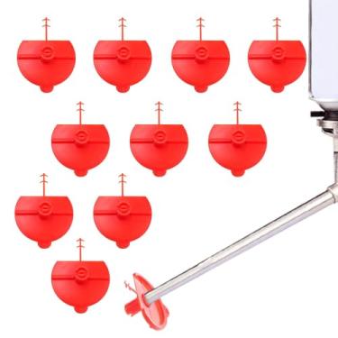 Imagem de Generic Bocal de espuma de spray 10x, bicos de pulverizador de espuma de ventilador plano - material , branco, ideal para pulverizador de mochila, spray de jardim