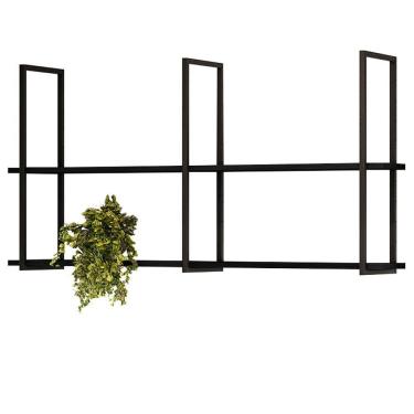Imagem de Prateleira Industrial Multiuso 135Cm Design D01 Preto