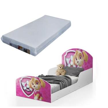 Imagem de Mini Cama Adesivada Infantil Menino/Menina 100%Mdf Personagens Com Col