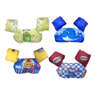 Imagem de Colete Inflável Infantil Menina - Boia Piscina Praia - Genérico