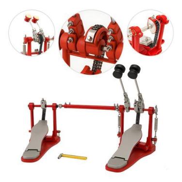 Imagem de Pedal de Bateria Duplo C Ibanez Pd Action Preto - C IBAÑEZ