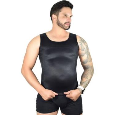 Imagem de Regata Masculina Modeladora Queima Gorduras Alta Compressão - Z54 - Fa
