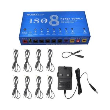 Imagem de Fonte De Alimentação Para Pedais De Efeitos De Guitarra MOSKY ISO-8 Co