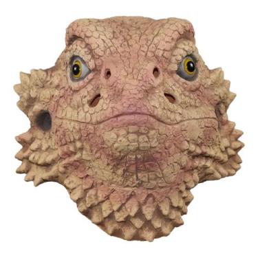 Imagem de Máscara Lizard Animal Head Cover Latex Halloween Cosplay - yiweisai
